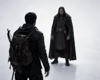 a man with a sword and a man with a sword